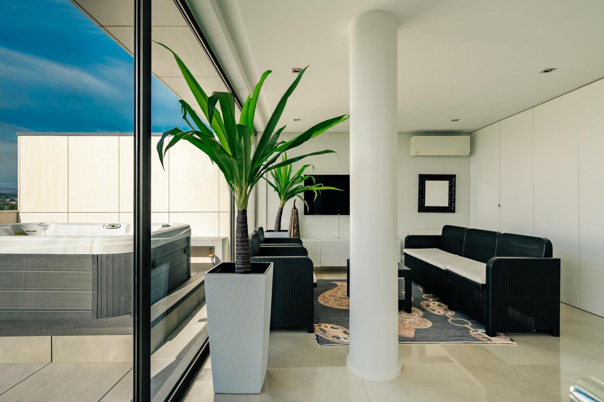 River Town View - Luxury Apartment With Jacuzzi On Terrace Βιάνα ντο Καστέλο Εξωτερικό φωτογραφία